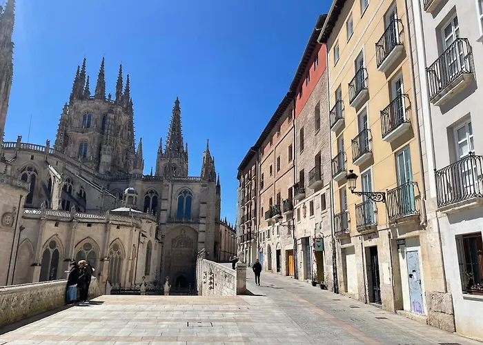شقة Acariciando La Catedral By Apartamentoscatedralcamino Burgo