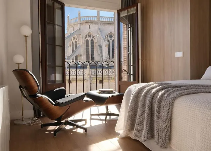 شقة Acariciando La Catedral By Apartamentoscatedralcamino Burgo